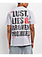Broken Promises Gossip Column Grey T-Shirt - Thumbnail image 2 of 5