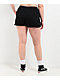Broken Promises Graveyard Black Rhinestone Sweat Shorts - Thumbnail image 6 of 6