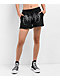 Broken Promises Graveyard Black Rhinestone Sweat Shorts - Thumbnail image 1 of 6