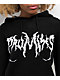 Broken Promises Graveyard Knit Black Hoodie - Thumbnail image 3 of 3
