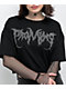 Broken Promises Graveyard Rhinestone 2Fer Long Sleeve T-Shirt - Thumbnail image 3 of 3
