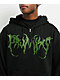Broken Promises Graveyard Rhinestone Black Zip Up Hoodie  - Thumbnail image 3 of 4