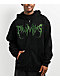 Broken Promises Graveyard Rhinestone Black Zip Up Hoodie  - Thumbnail image 1 of 4