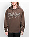 Broken Promises Graveyard Rhinestone Brown Hoodie - Thumbnail image 1 of 4