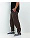 Broken Promises Graveyard Rhinestone Brown Sweatpants - Thumbnail image 3 of 4