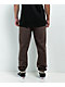 Broken Promises Graveyard Rhinestone Brown Sweatpants - Thumbnail image 2 of 4