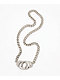 Broken Promises Handcuff Silver 20" Chain Necklace - Thumbnail image 2 of 3