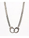 Broken Promises Handcuff Silver 20" Chain Necklace - Thumbnail image 1 of 3
