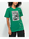 Broken Promises Headlines camiseta verde con salpicaduras