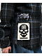 Broken Promises Hitchhiker Blue Flannel Shirt - Thumbnail image 5 of 6