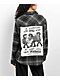 Broken Promises Holding On Black Flannel Shirt - Thumbnail image 1 of 4