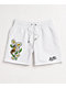 Broken Promises Honey Bee White Sweat Shorts - Thumbnail image 1 of 4
