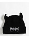 Broken Promises Horn Black Beanie - Thumbnail image 1 of 3