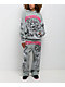 Broken Promises Hysteria Grey Rhinestone Hoodie - Thumbnail image 7 of 7