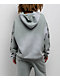 Broken Promises Hysteria Grey Rhinestone Hoodie - Thumbnail image 2 of 7