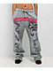 Broken Promises Hysteria Grey Rhinestone Sweatpants - Thumbnail image 1 of 7