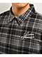 Broken Promises I Still Miss You Black & Grey Flannel Shirt - Thumbnail image 3 of 8