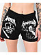 Broken Promises Immune To Love Black Sweat Shorts - Thumbnail image 3 of 4