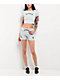 Broken Promises Innocence Light Blue Foldover Shorts - Thumbnail image 4 of 4