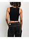 Broken Promises Kennel Black Crop Tank Top - Thumbnail image 2 of 4