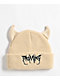 Broken Promises Khaki Horn Beanie - Thumbnail image 1 of 2
