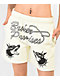 Broken Promises Lasso Cream Sweat Shorts - Thumbnail image 3 of 4