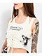 Broken Promises Lasso Lace Up Cream Layered Tank Top - Thumbnail image 3 of 6