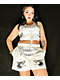 Broken Promises Lasso Lace Up Cream Layered Tank Top - Thumbnail image 5 of 6
