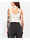 Broken Promises Lasso Lace Up Cream Layered Tank Top - Thumbnail image 2 of 6