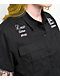 Broken Promises Last Time Black Crop Work Shirt - Thumbnail image 5 of 5