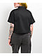 Broken Promises Last Time Black Crop Work Shirt - Thumbnail image 2 of 5