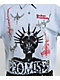 Broken Promises Liberty Blue & White 2fer Long Sleeve Crop Shirt - Thumbnail image 3 of 6