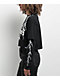 Broken Promises Lightning Black 2fer Long Sleeve Crop T-Shirt - Thumbnail image 3 of 3