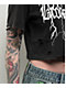 Broken Promises Lightning Black Wash Crop T-Shirt - Thumbnail image 4 of 4