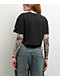 Broken Promises Lightning Black Wash Crop T-Shirt - Thumbnail image 2 of 4