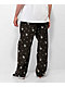 Broken Promises Lock Up Black Elastic Waist Corduroy Pants