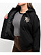 Broken Promises Lock Up Black Hooded Work Jacket - Thumbnail image 6 of 7