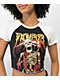 Broken Promises Lockjaw Black & White Raglan Crop T-Shirt - Thumbnail image 3 of 3