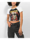 Broken Promises Lockjaw Black & White Raglan Crop T-Shirt - Thumbnail image 1 of 3