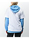 Broken Promises Lost Myself Stacked White & Blue Hoodie - Thumbnail image 2 of 5