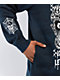 Broken Promises Love Is Lethal Blue Split Tie Dye Hoodie - Thumbnail image 4 of 4
