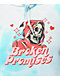 Broken Promises Love Skate Blue Tie Dye Hoodie - Thumbnail image 3 of 3