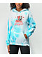 Broken Promises Love Skate Blue Tie Dye Hoodie - Thumbnail image 2 of 3