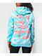 Broken Promises Love Skate Blue Tie Dye Hoodie - Thumbnail image 1 of 3