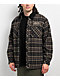 Broken Promises Magma Black & Tan Sherpa Flannel Jacket  - Thumbnail image 2 of 5