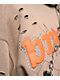 Broken Promises Moon Howler Brown Wash Hoodie - Thumbnail image 4 of 5