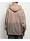 Broken Promises Moon Howler Brown Wash Hoodie - Thumbnail image 2 of 5
