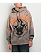 Broken Promises Moon Howler Brown Wash Hoodie - Thumbnail image 1 of 5
