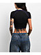 Broken Promises Moshpit Black Raglan Crop T-Shirt - Thumbnail image 2 of 3