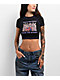 Broken Promises Moshpit Black Raglan Crop T-Shirt - Thumbnail image 1 of 3